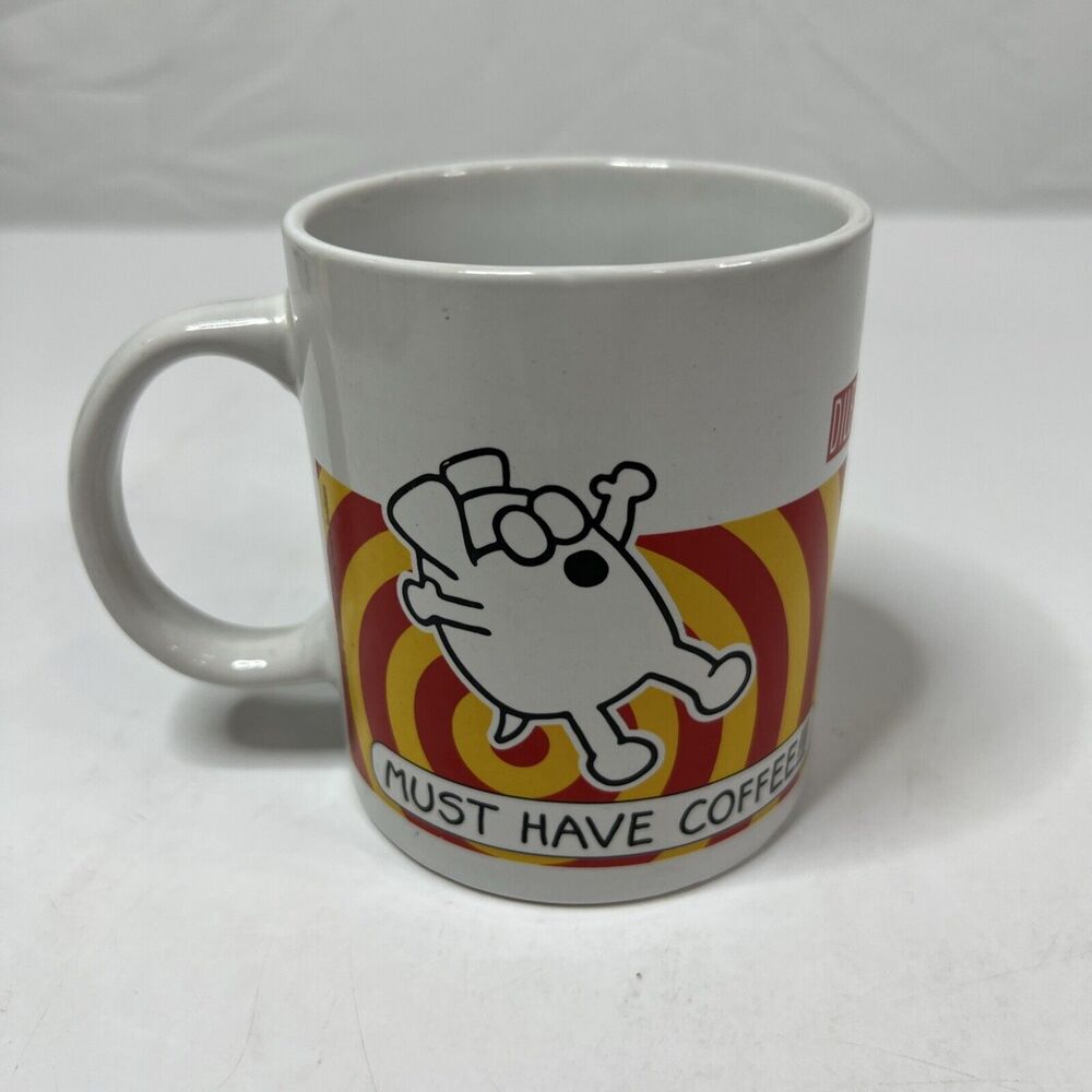 Dilbert Coffee Mug Cup MUST HAVE COFFEE FUNNY CARTOON